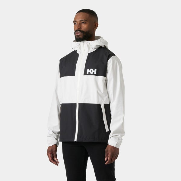 Helly Hansen Ace Rain Jacket Herr Skaljacka - Musta/Valkoinen