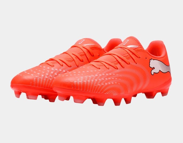 Puma Future 9 Play FG/AG Fotbollsskor - Glowred/White/Black/Silver