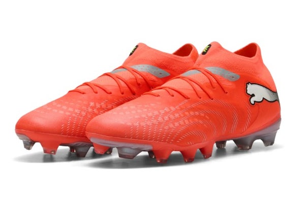 Puma Future 9 Pro FG/AG Fotbollsskor-Glowred/White/Black/Silver