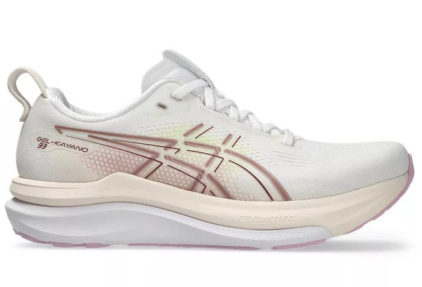 Asics Gel-Kayano 33 L&ouml;parskor Dam - White/Hazy Lilac