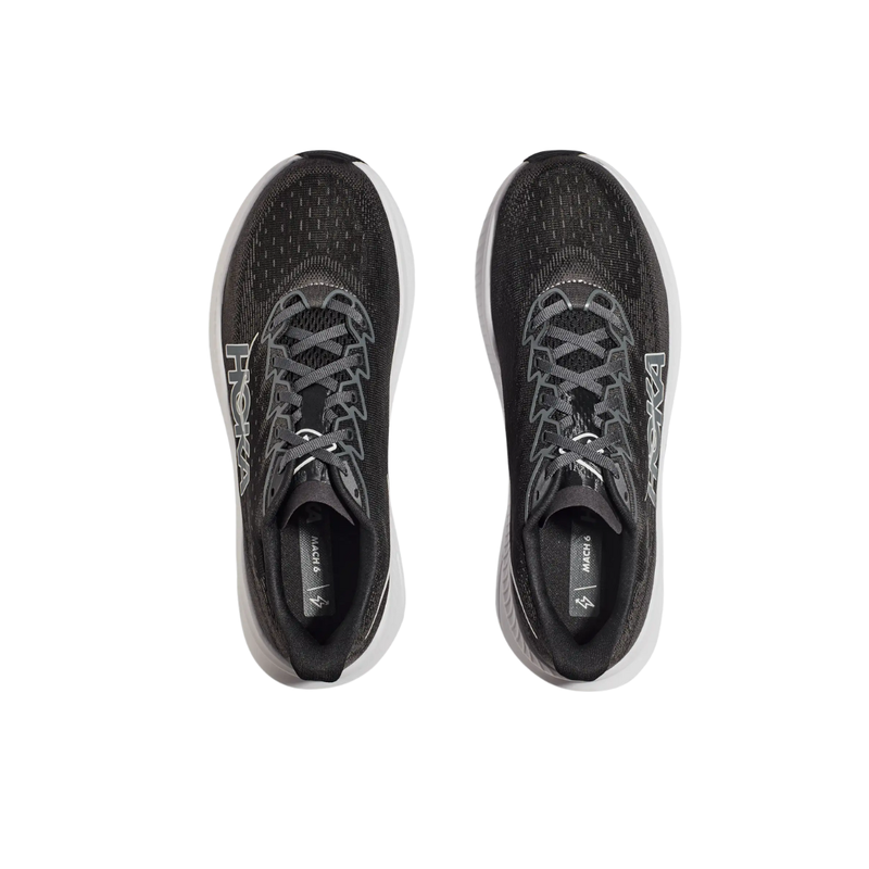 Hoka W Mach 6 naisten juoksukenk&auml; black/white