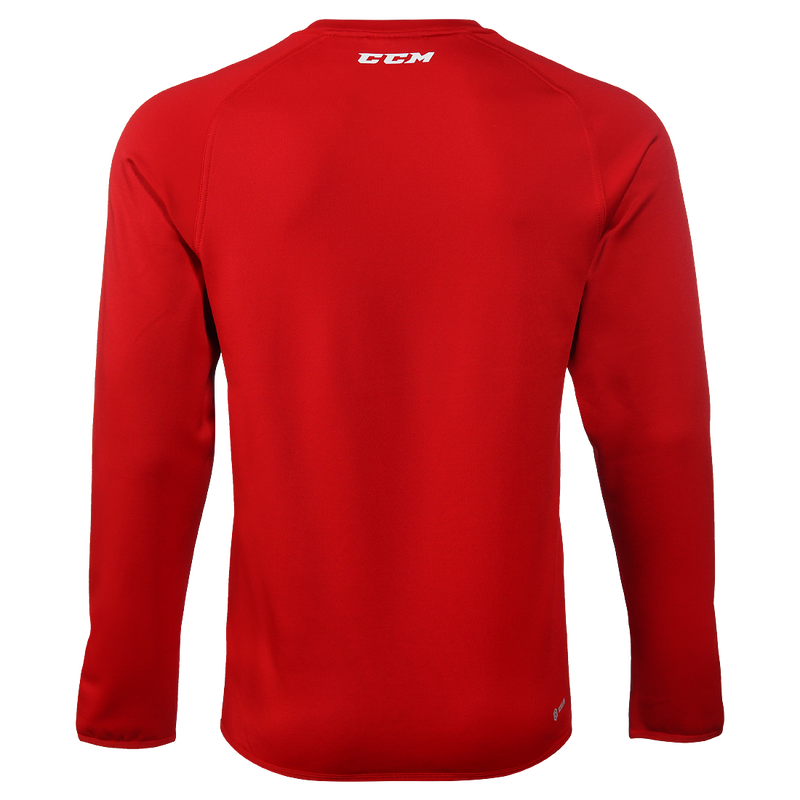 CCM Locker room sweater  red senior